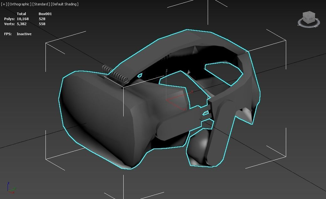HTC VIVE Low-poly 3D model_5