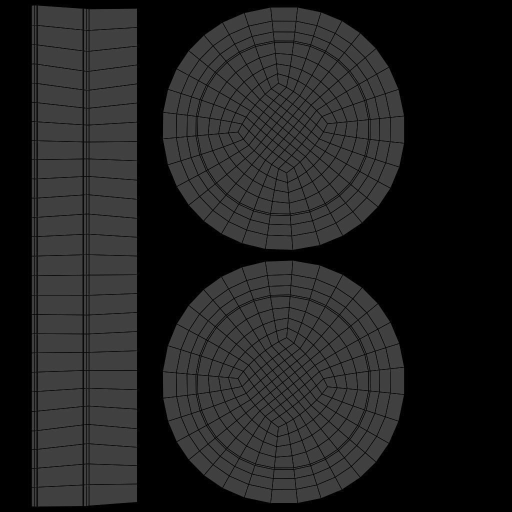 ruffle choker woman collar v1 3D model_14