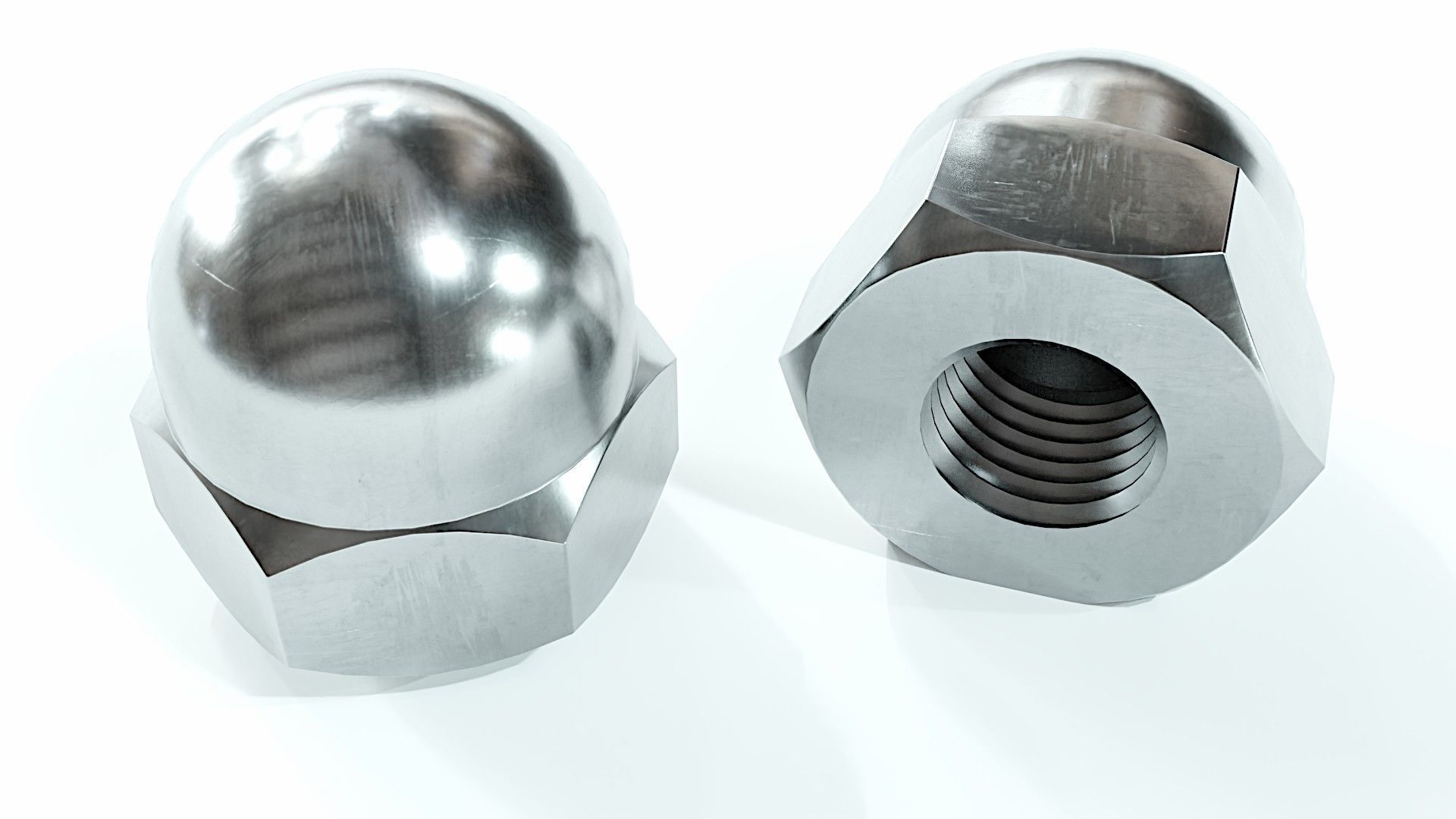 Collection of 15 nuts 3D model_6