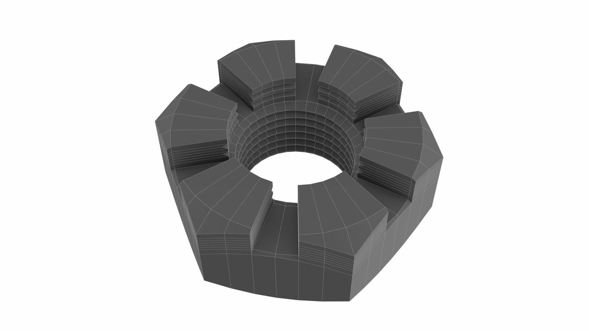 Collection of 15 nuts 3D model_31