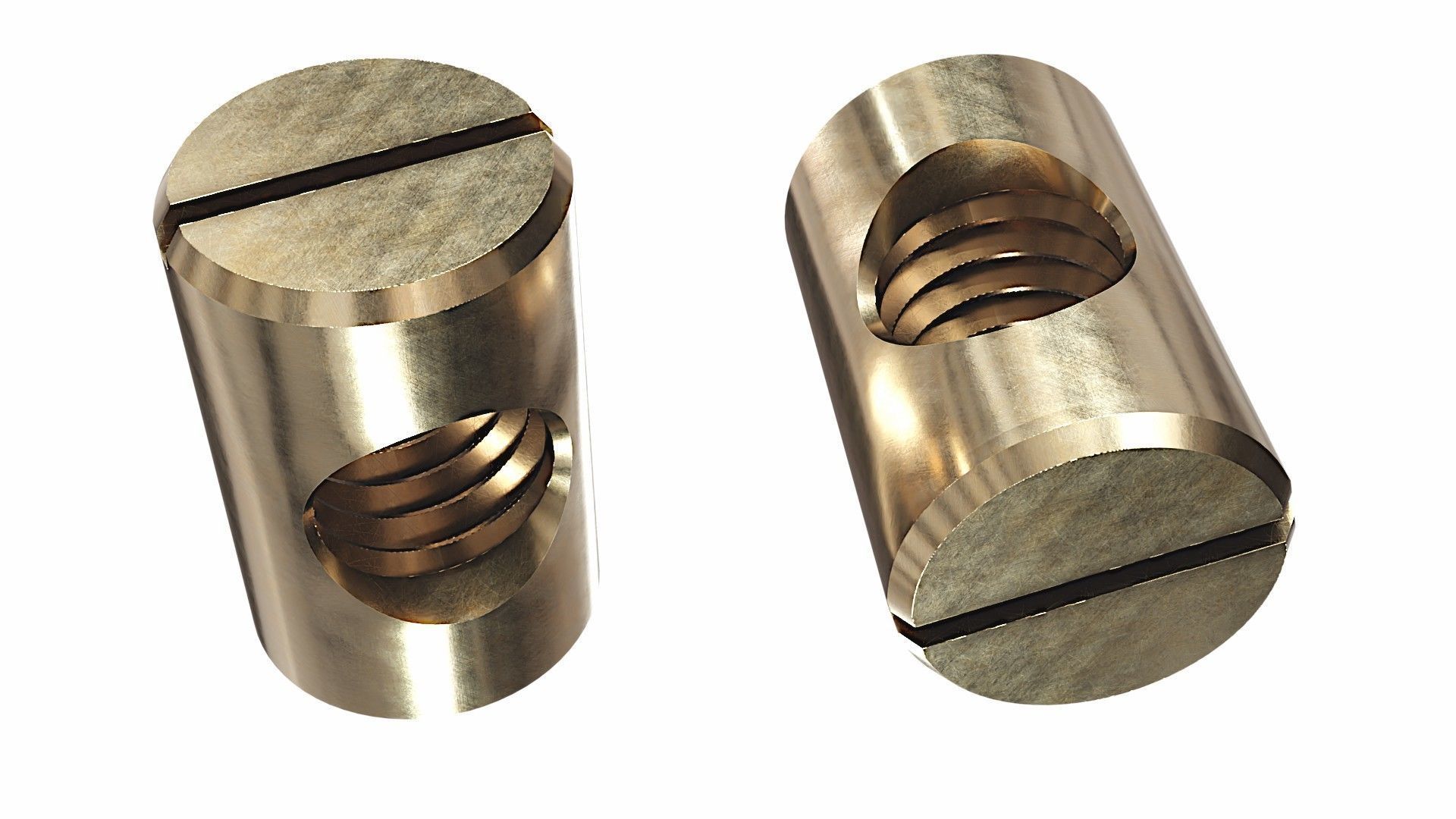 Collection of 15 nuts 3D model_5