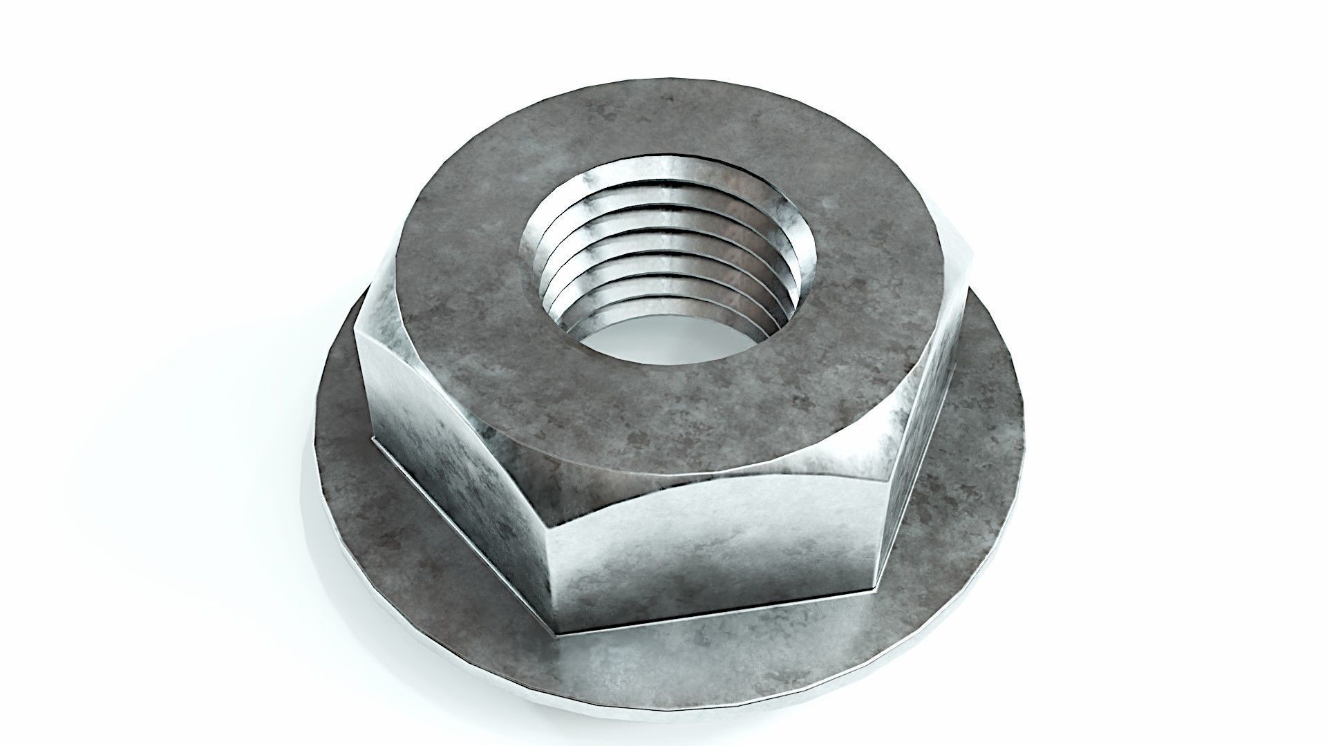 Collection of 15 nuts 3D model_8