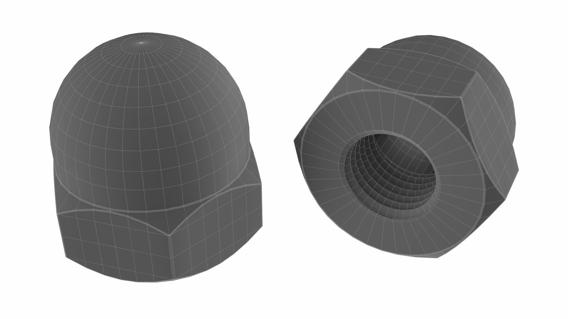 Collection of 15 nuts 3D model_21