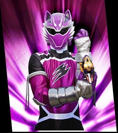 Power Ranger Jungle Fury Violet Ranger Helmet 3D print model_6