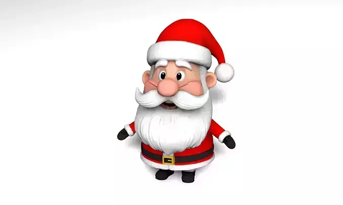 Pixar 3D Santa Claus 3D Model