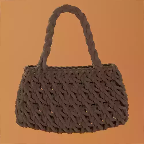 weave bag brown color v18