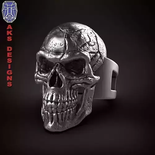 skull  Ring jewelry version 1