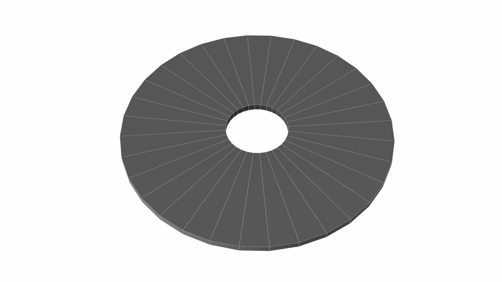 Collection of 21 rivets pins studs and washers 3D model_37