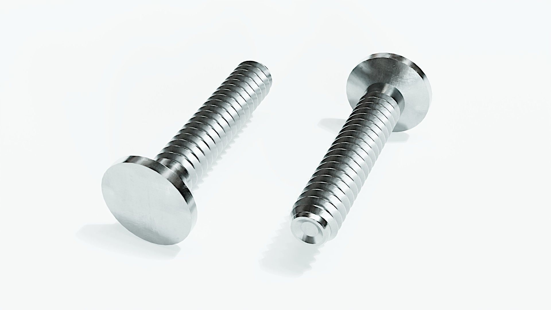 Collection of 21 rivets pins studs and washers 3D model_7