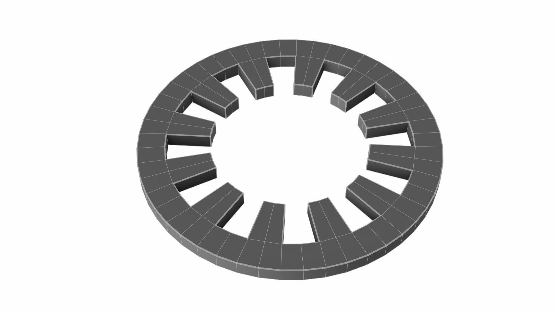 Collection of 21 rivets pins studs and washers 3D model_41