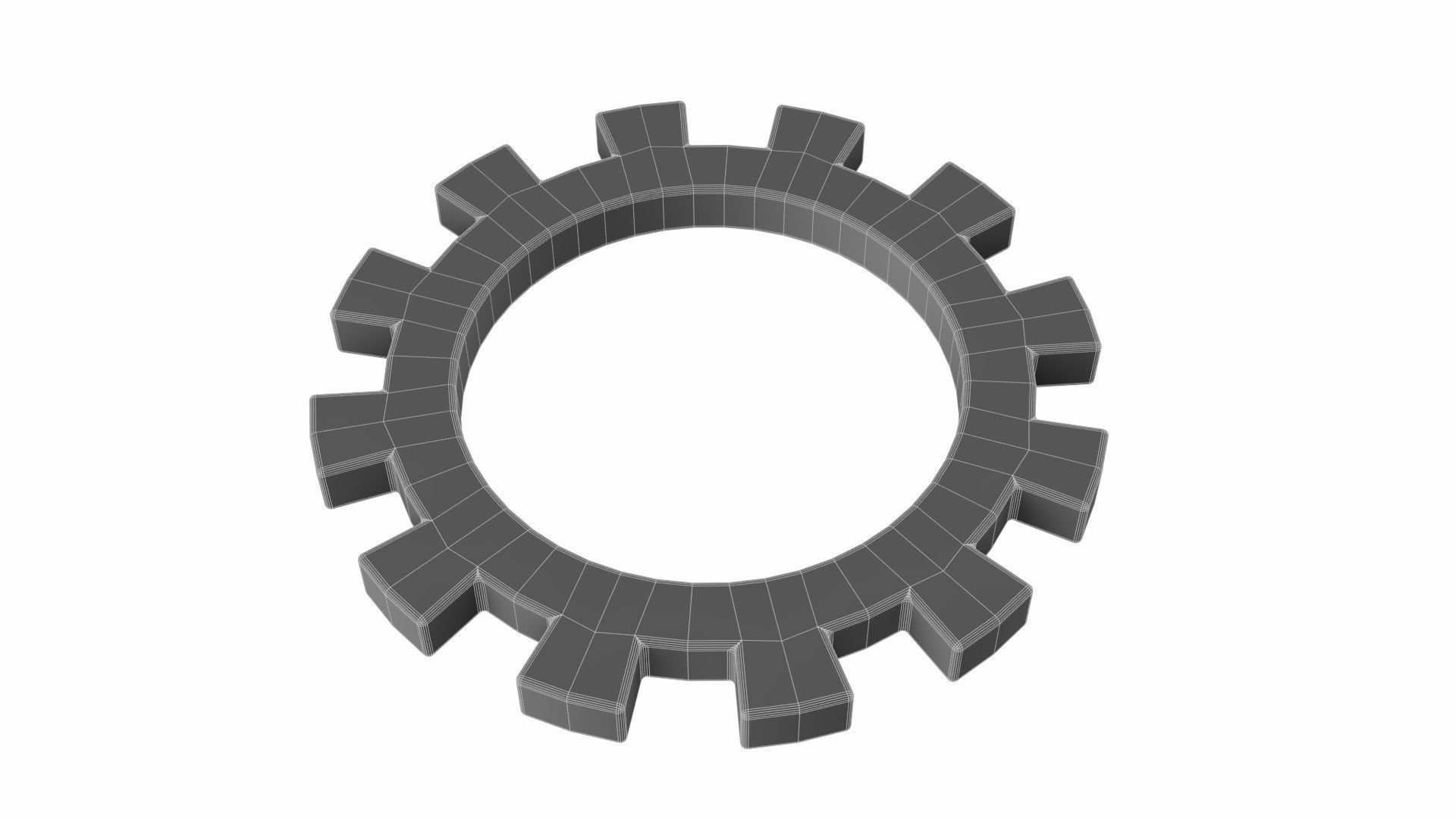 Collection of 21 rivets pins studs and washers 3D model_36