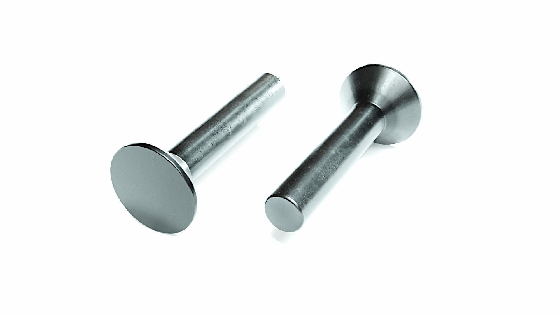 Collection of 21 rivets pins studs and washers 3D model_10