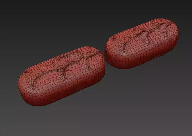 Bounty Chocolate Bar 3D model 6