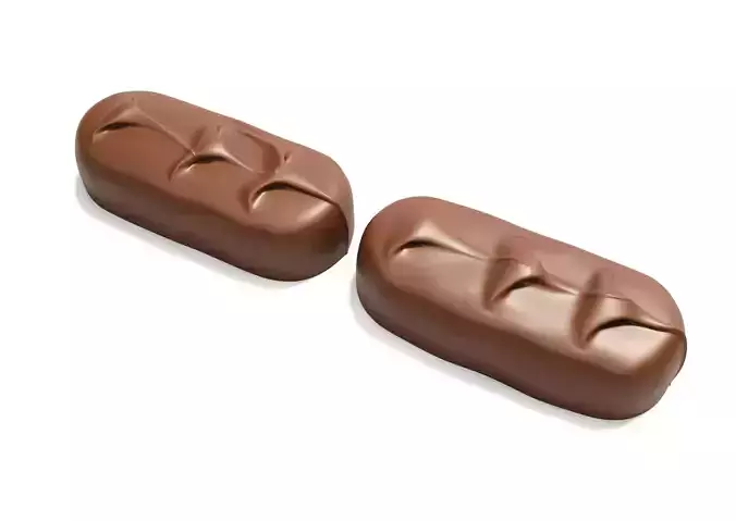 Bounty Chocolate Bar 3D model