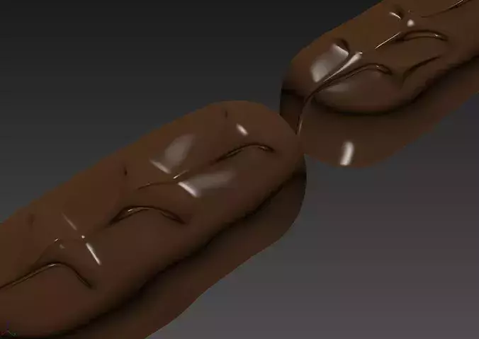 Bounty Chocolate Bar 3D model 4