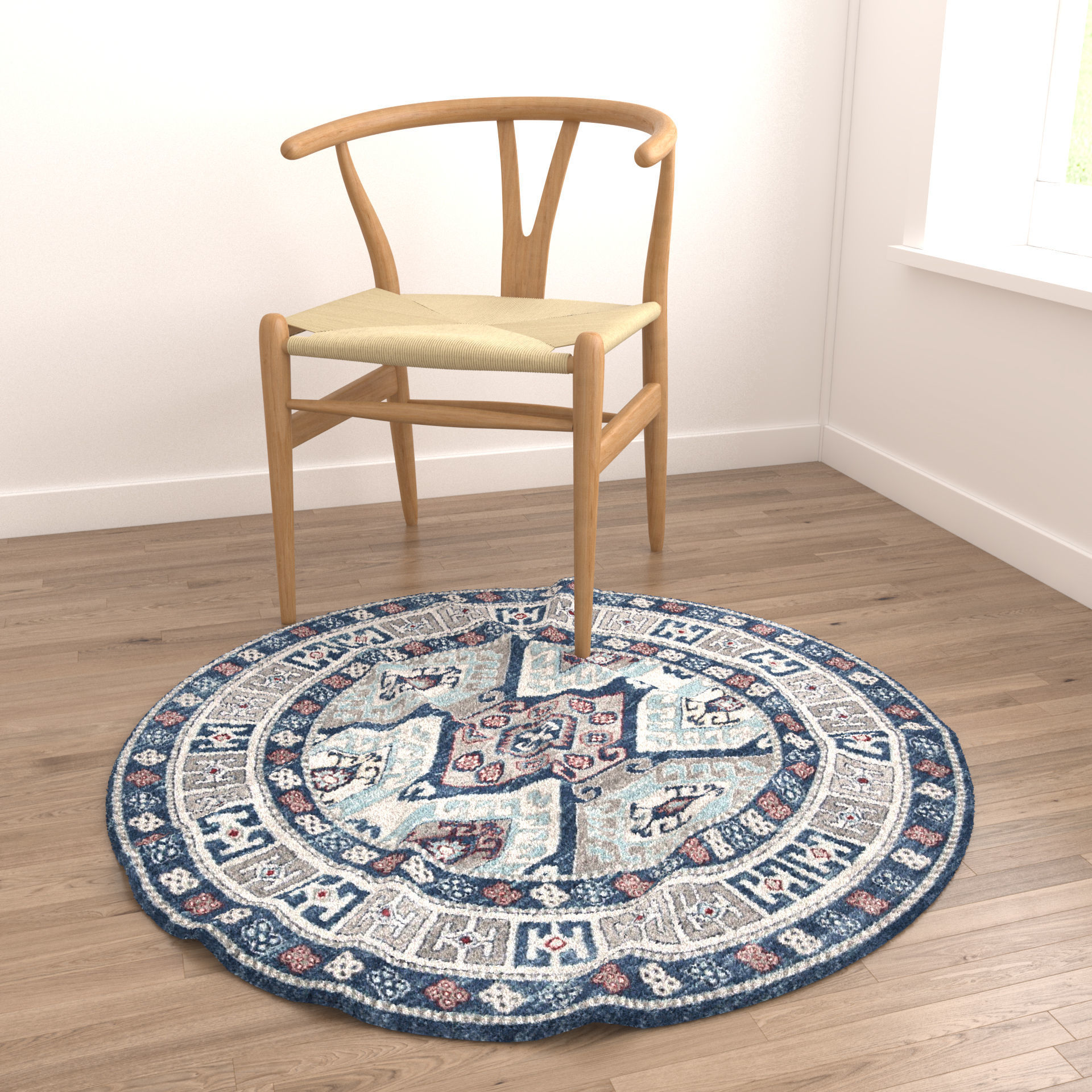 Rugs No 574 Low-poly 3D model_3
