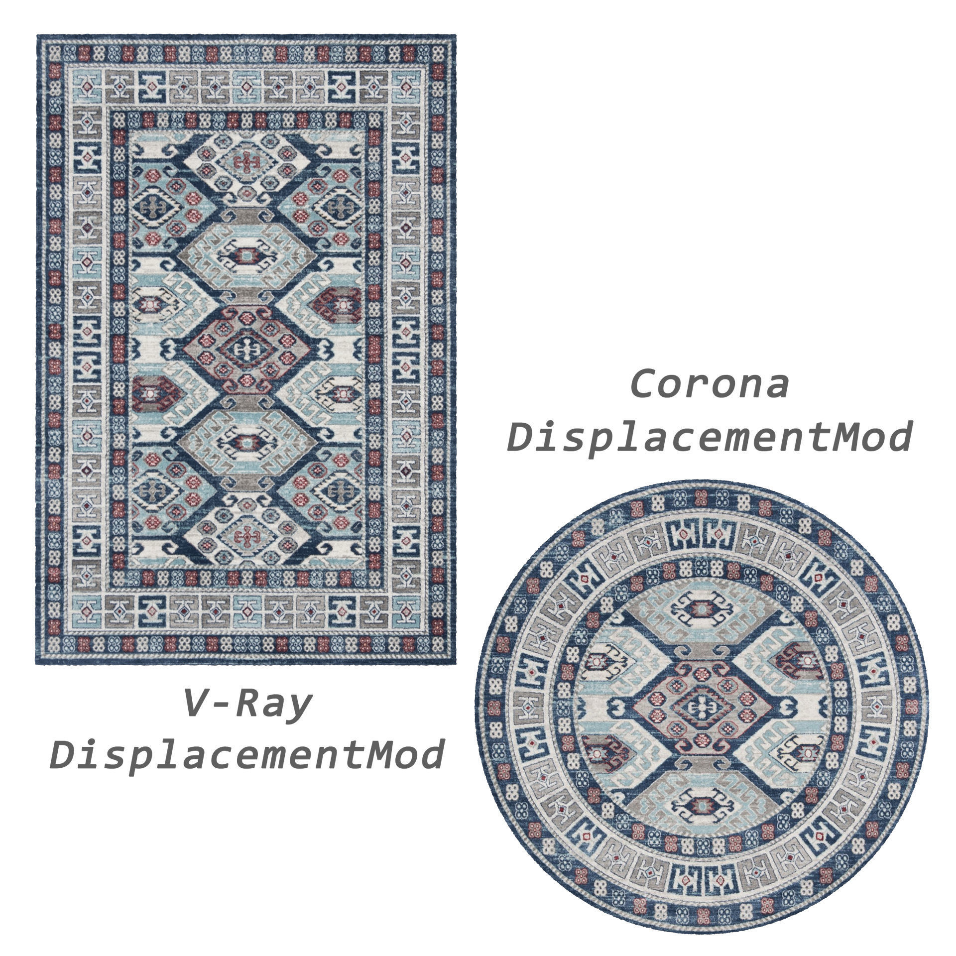 Rugs No 574 Low-poly 3D model_2