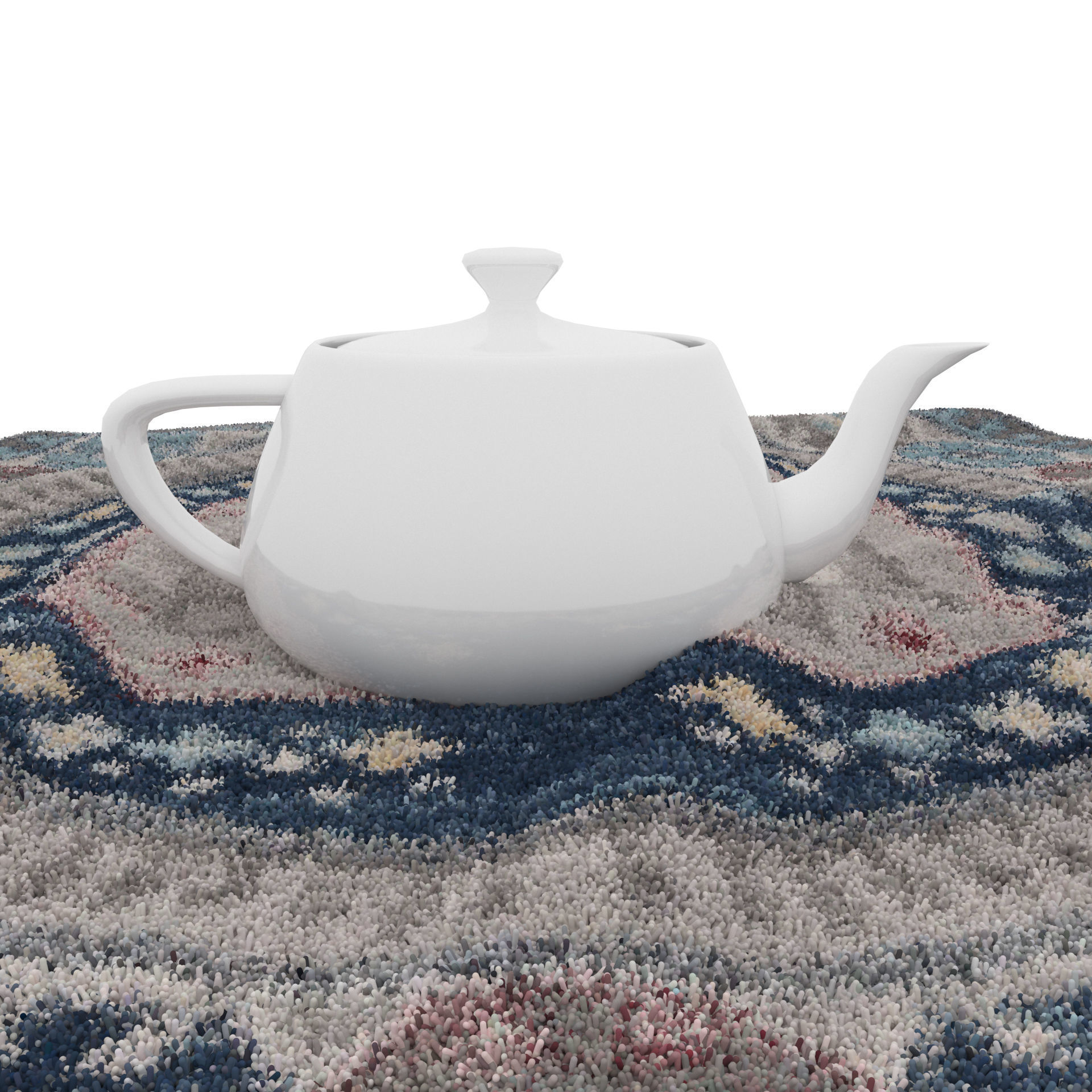 Rugs No 574 Low-poly 3D model_8