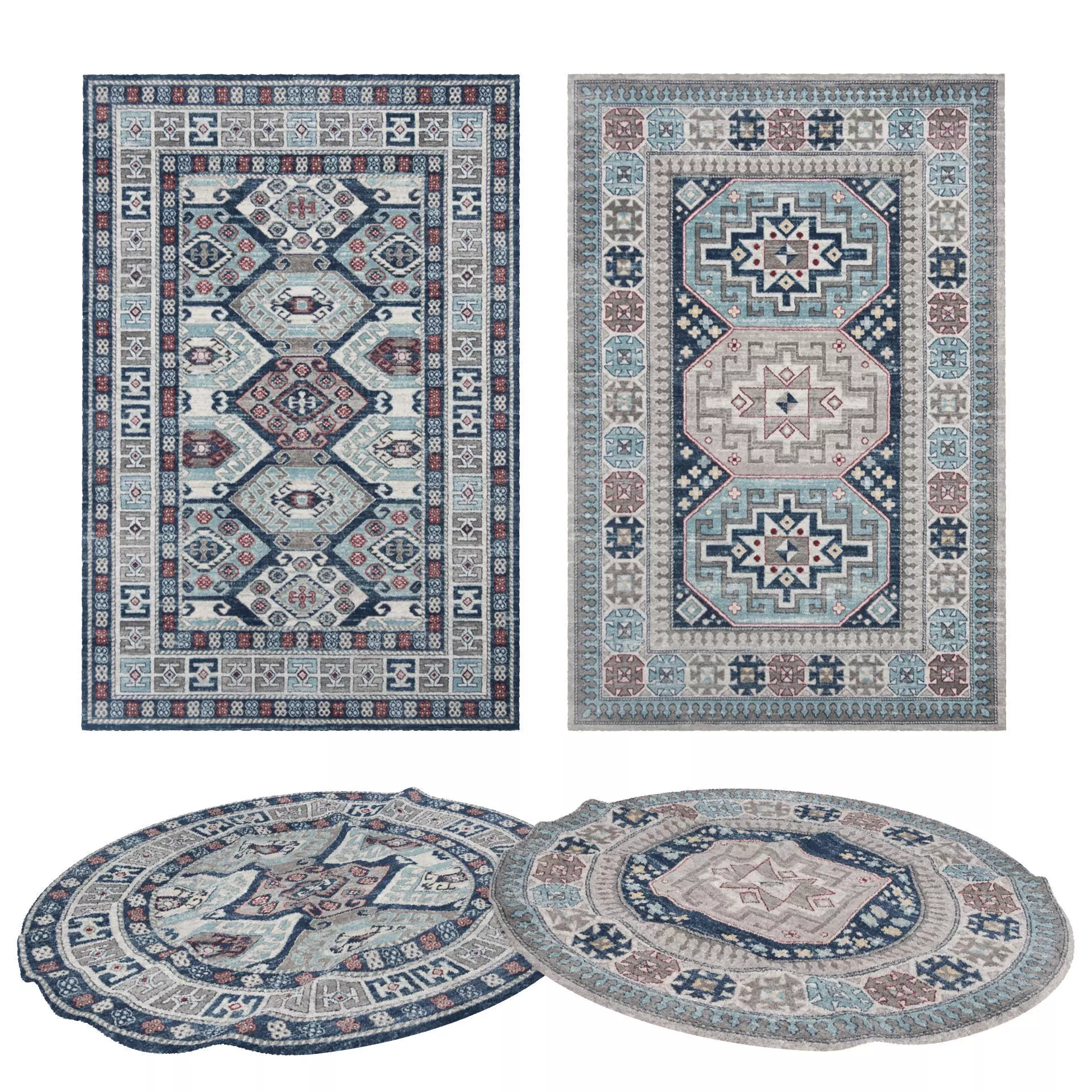Rugs No 574 Low-poly 3D model_0
