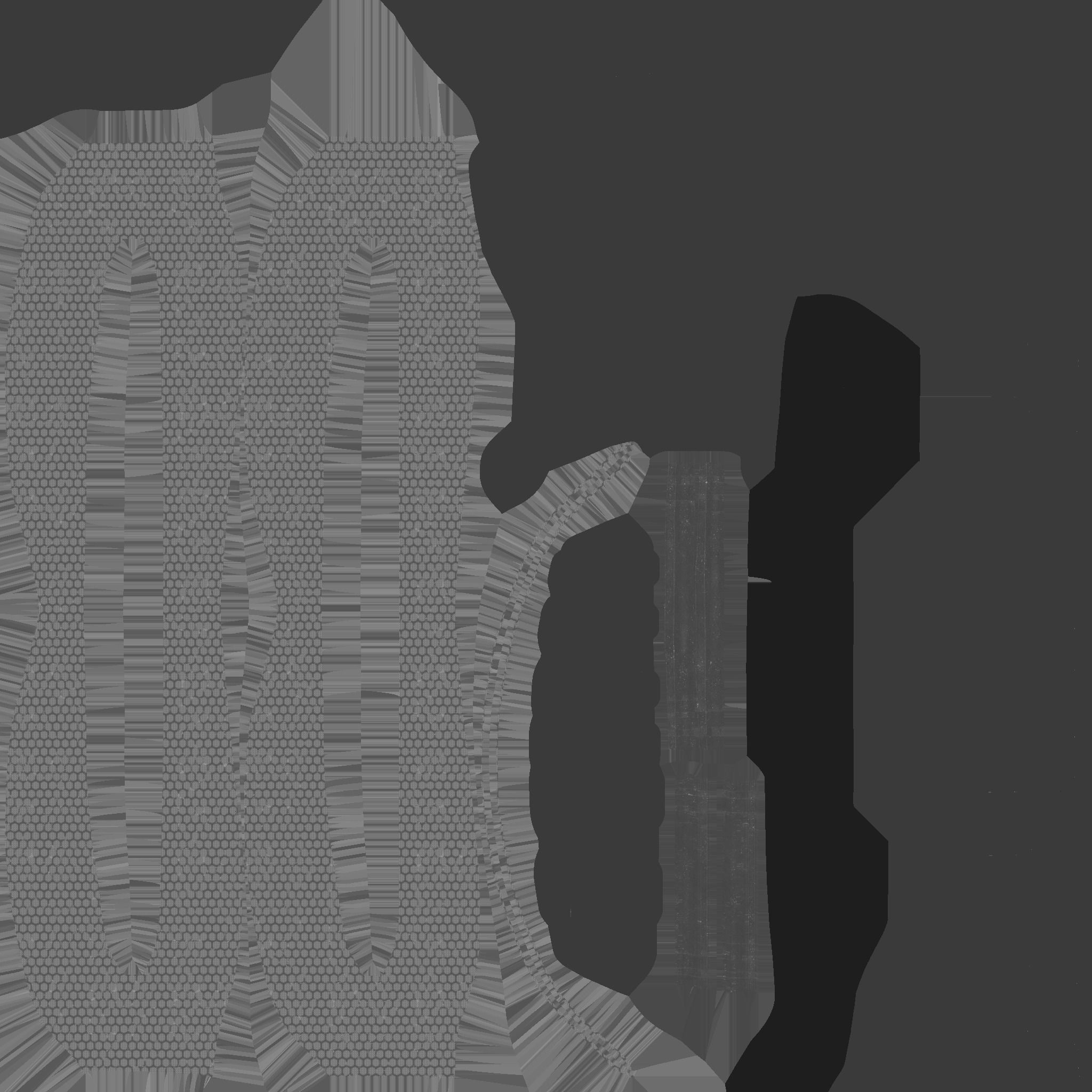 SciFi Glasses I07 Black Purple - Character Design Fashion Low-poly 3D model_22