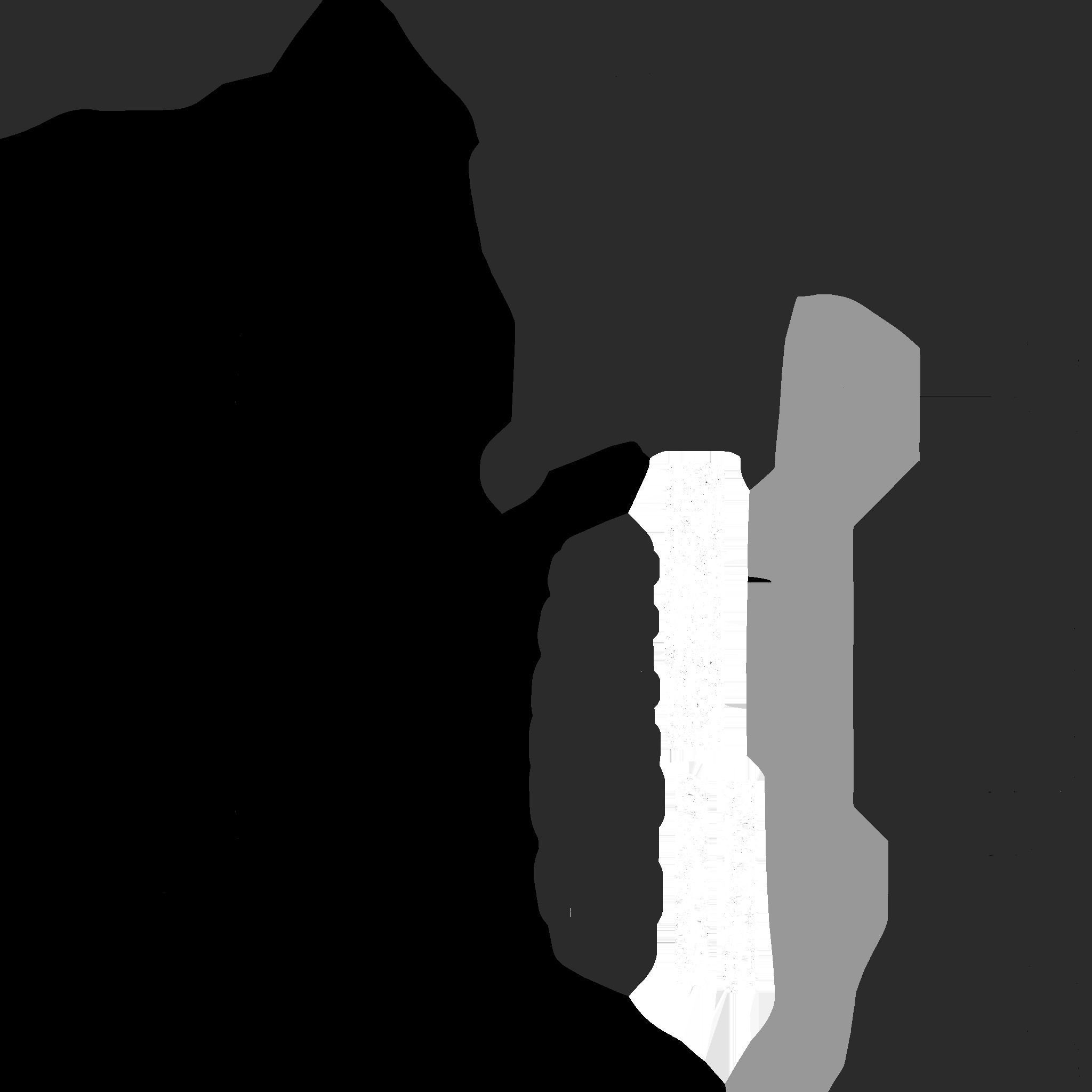 SciFi Glasses I07 Black Purple - Character Design Fashion Low-poly 3D model_20