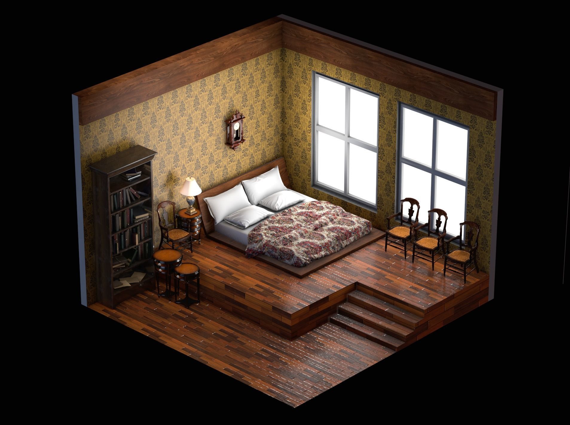 Lord room 3D model_1