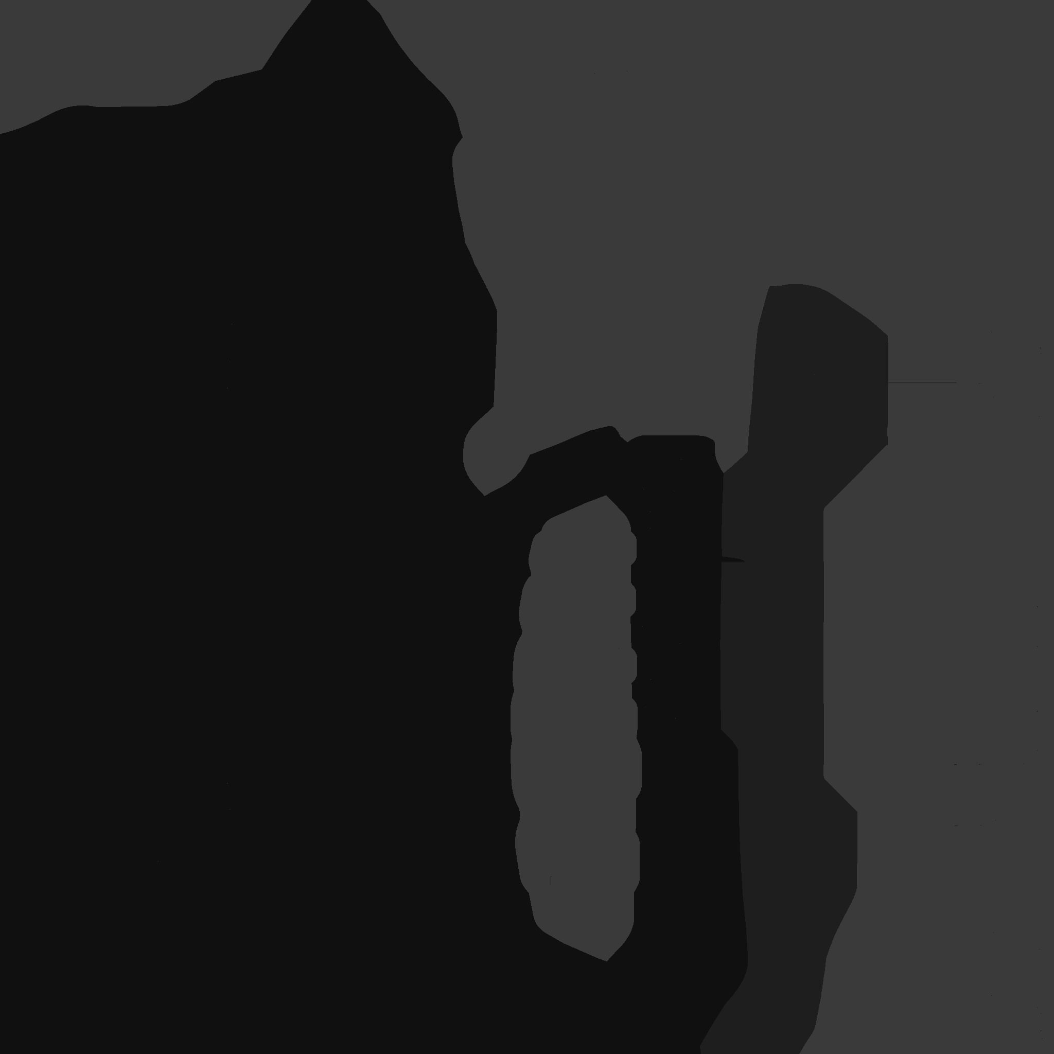 SciFi Glasses I08 Blue Gold - Character Design Fashion Low-poly 3D model_22