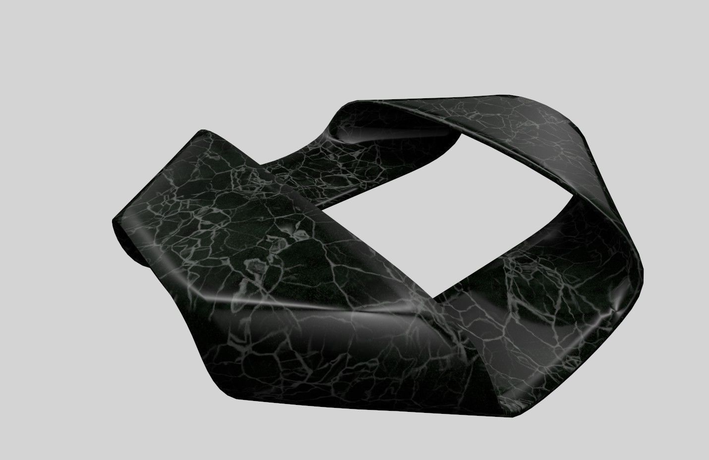 Bend Tabel Low-poly 3D model_4