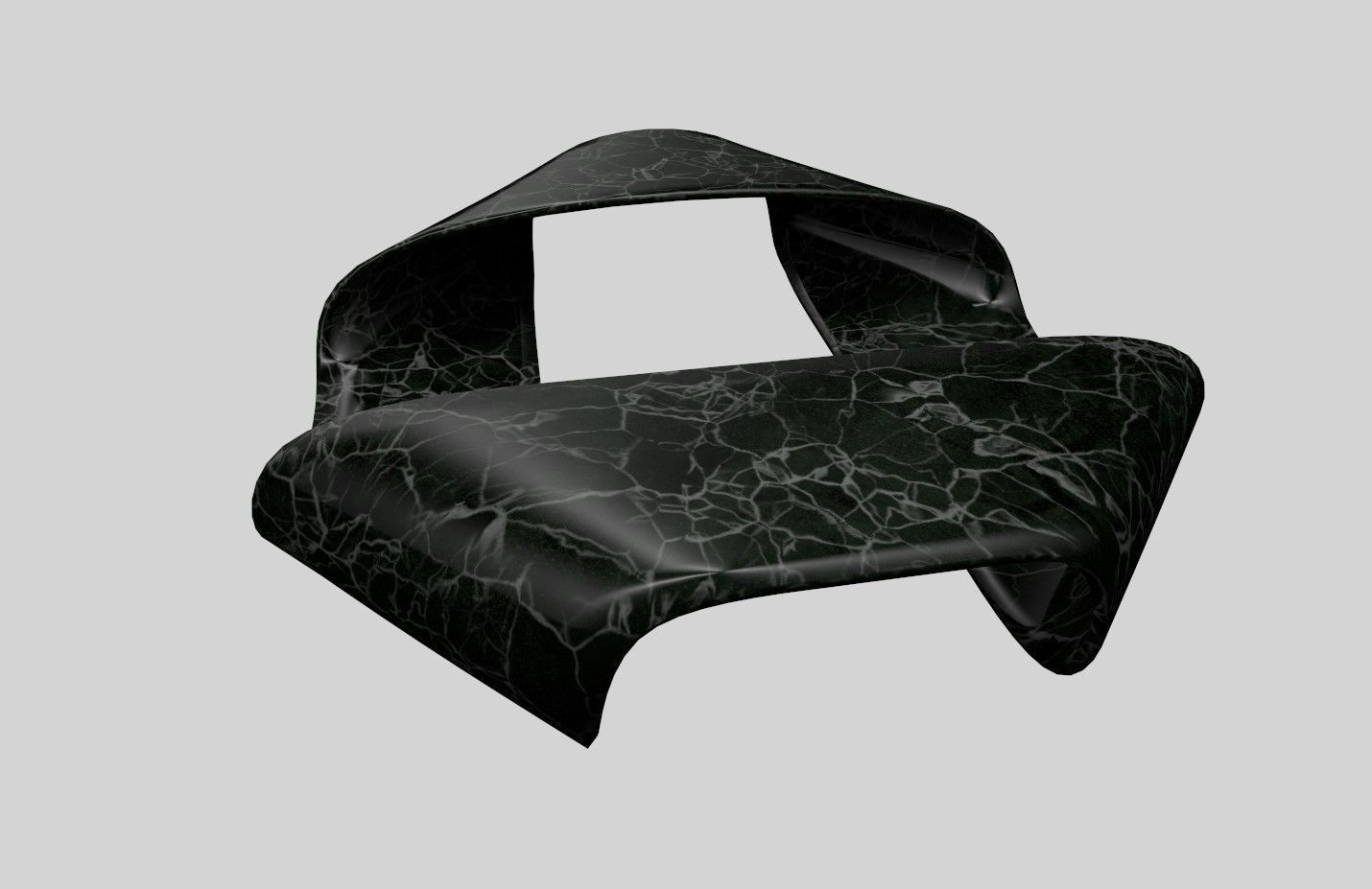 Bend Tabel Low-poly 3D model_5