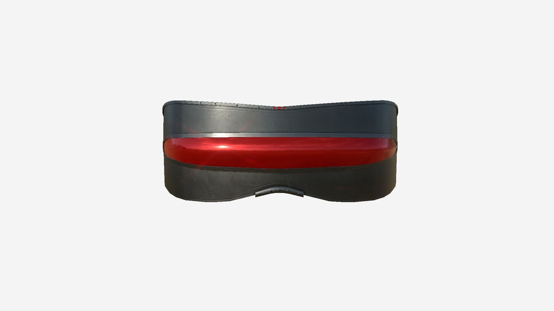 SciFi Glasses I09 Metal Red - Character Design Fashion Low-poly 3D model_1