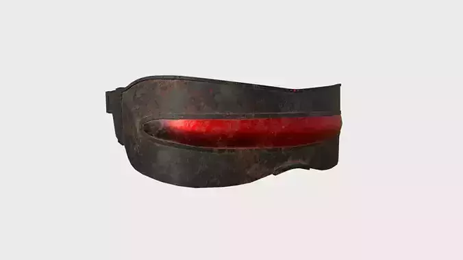 SciFi Glasses I10 Dirt Red - Character Design Fashion Low-poly 3D model