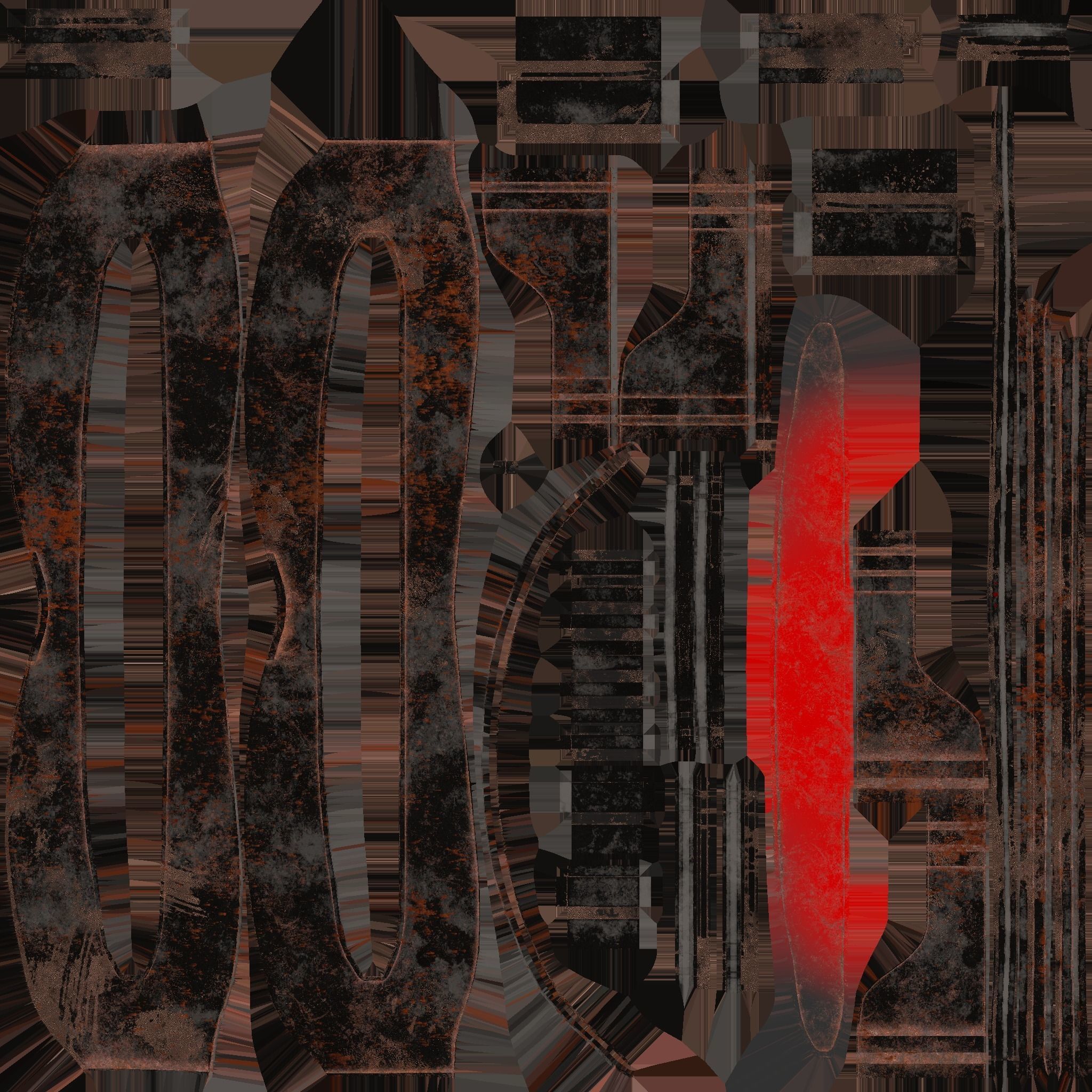 SciFi Glasses I10 Dirt Red - Character Design Fashion Low-poly 3D model_17