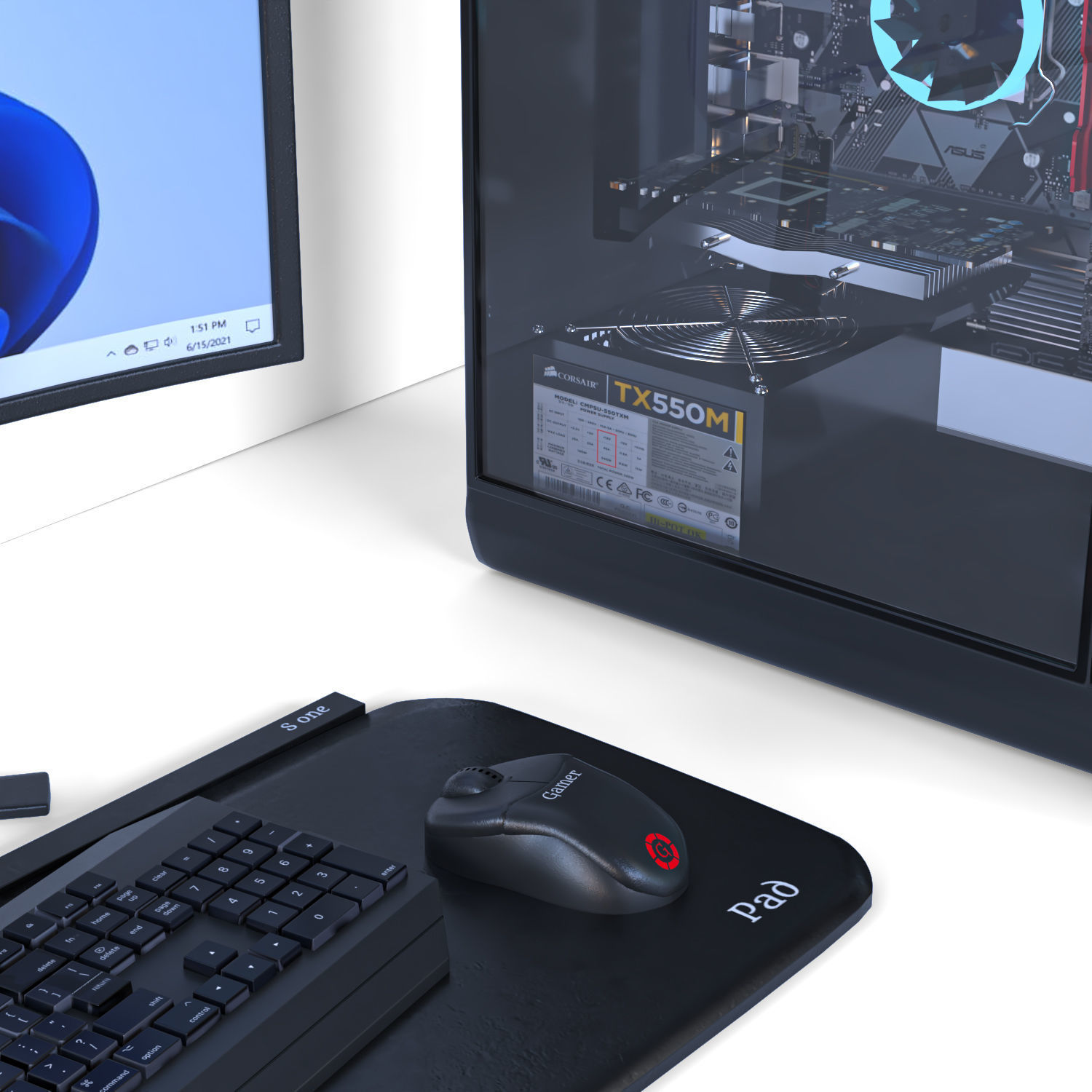 pc set 11 3D model_1