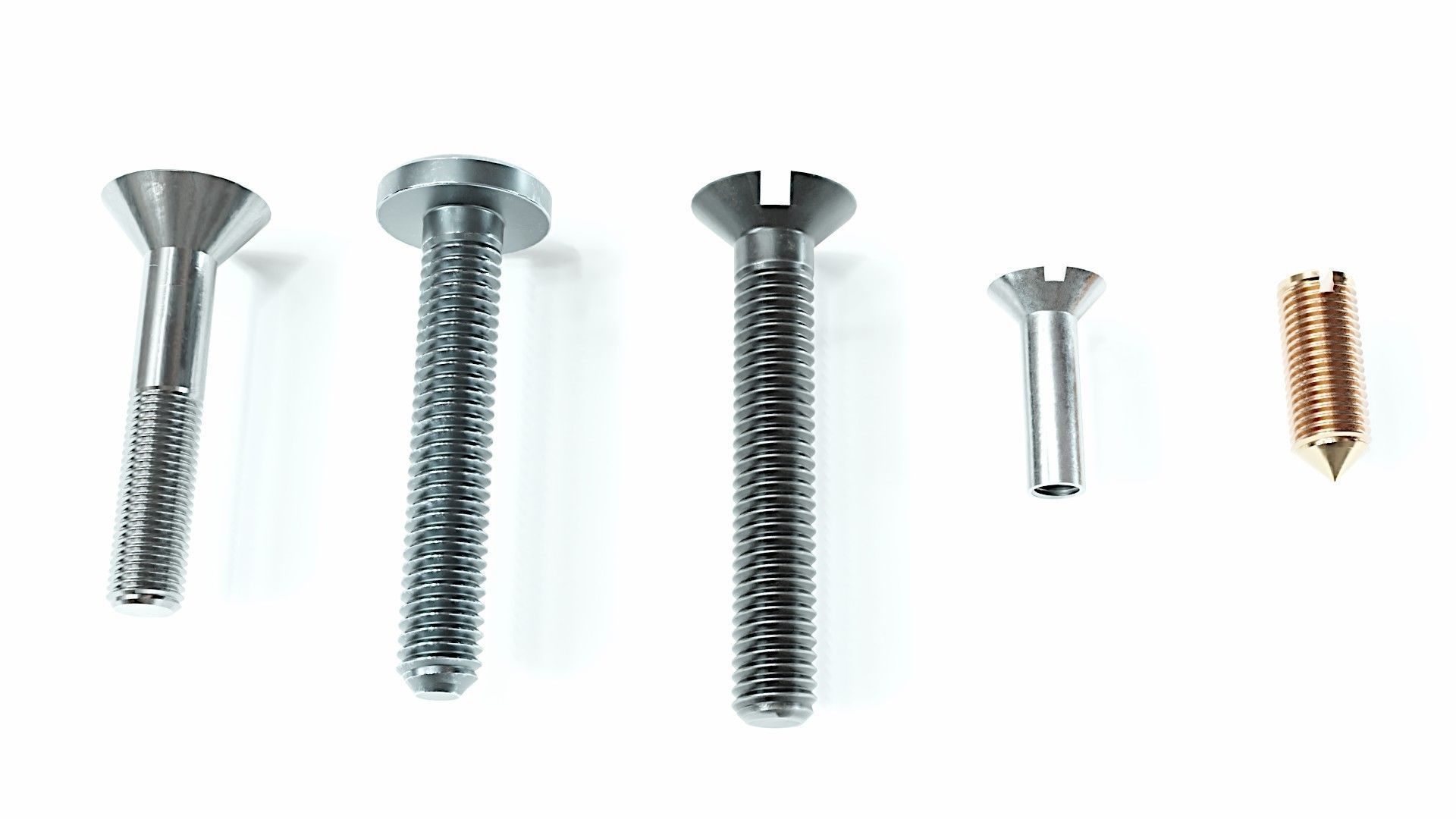Large collection of fasteners 3D model_4