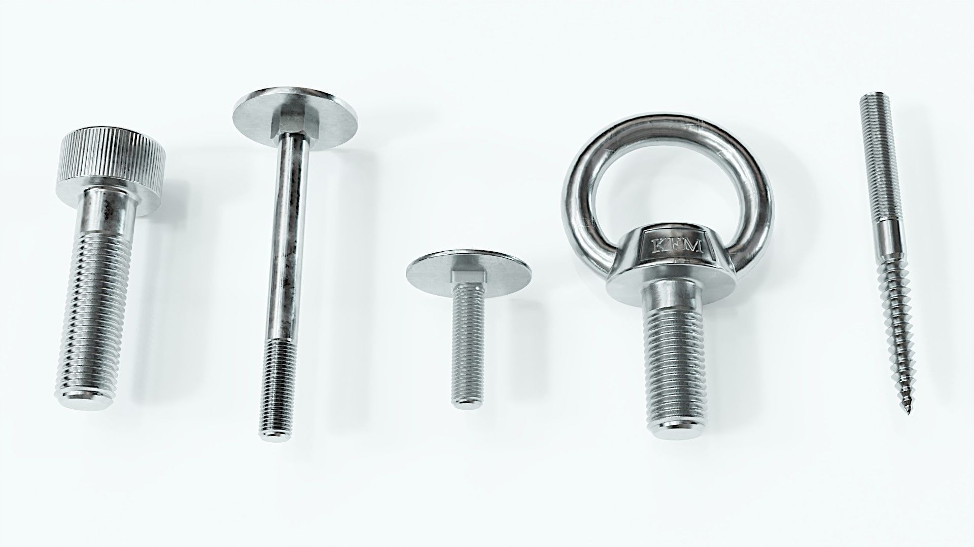 Large collection of fasteners 3D model_2
