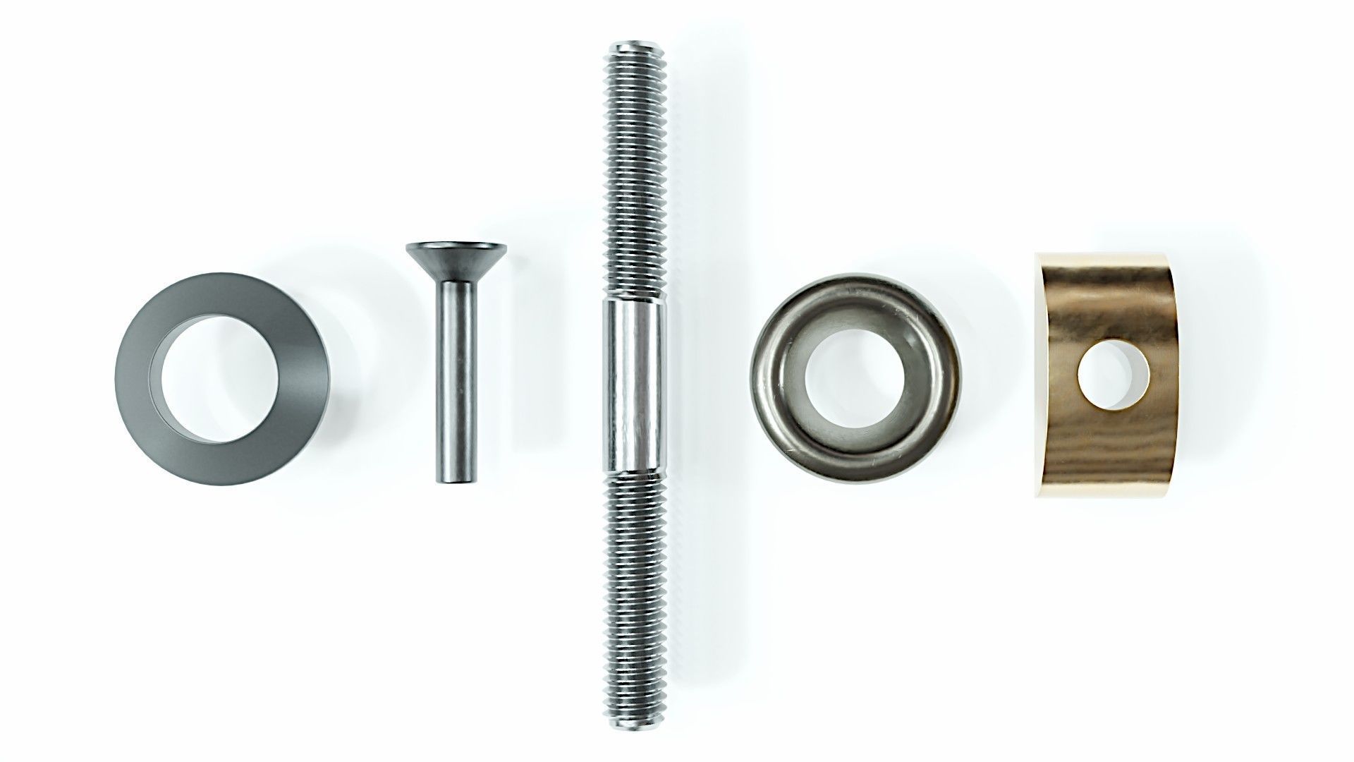 Large collection of fasteners 3D model_14