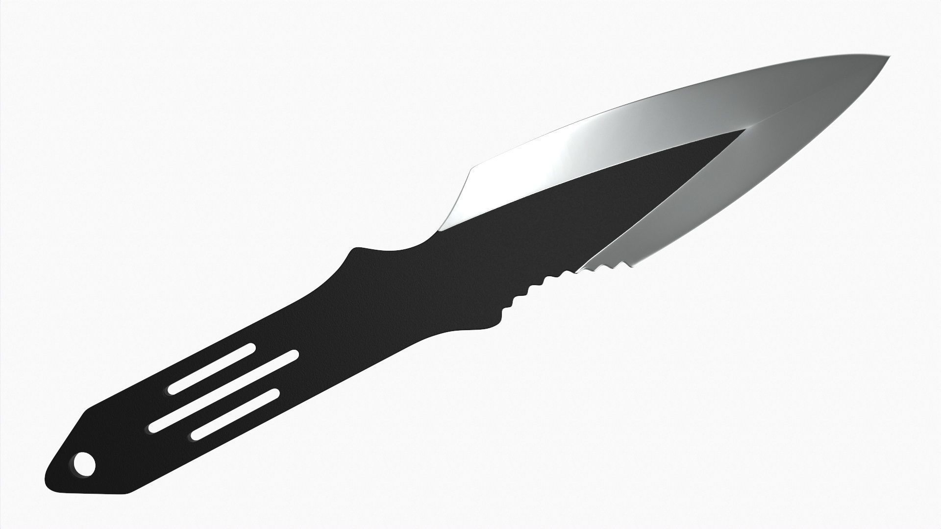 Knife throwing 02 3D model_2