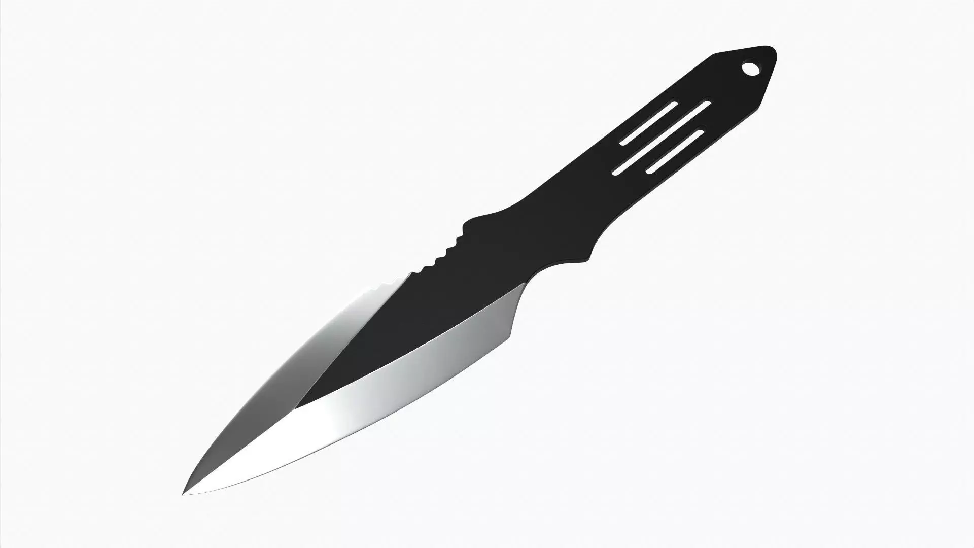 Knife throwing 02 3D model_0