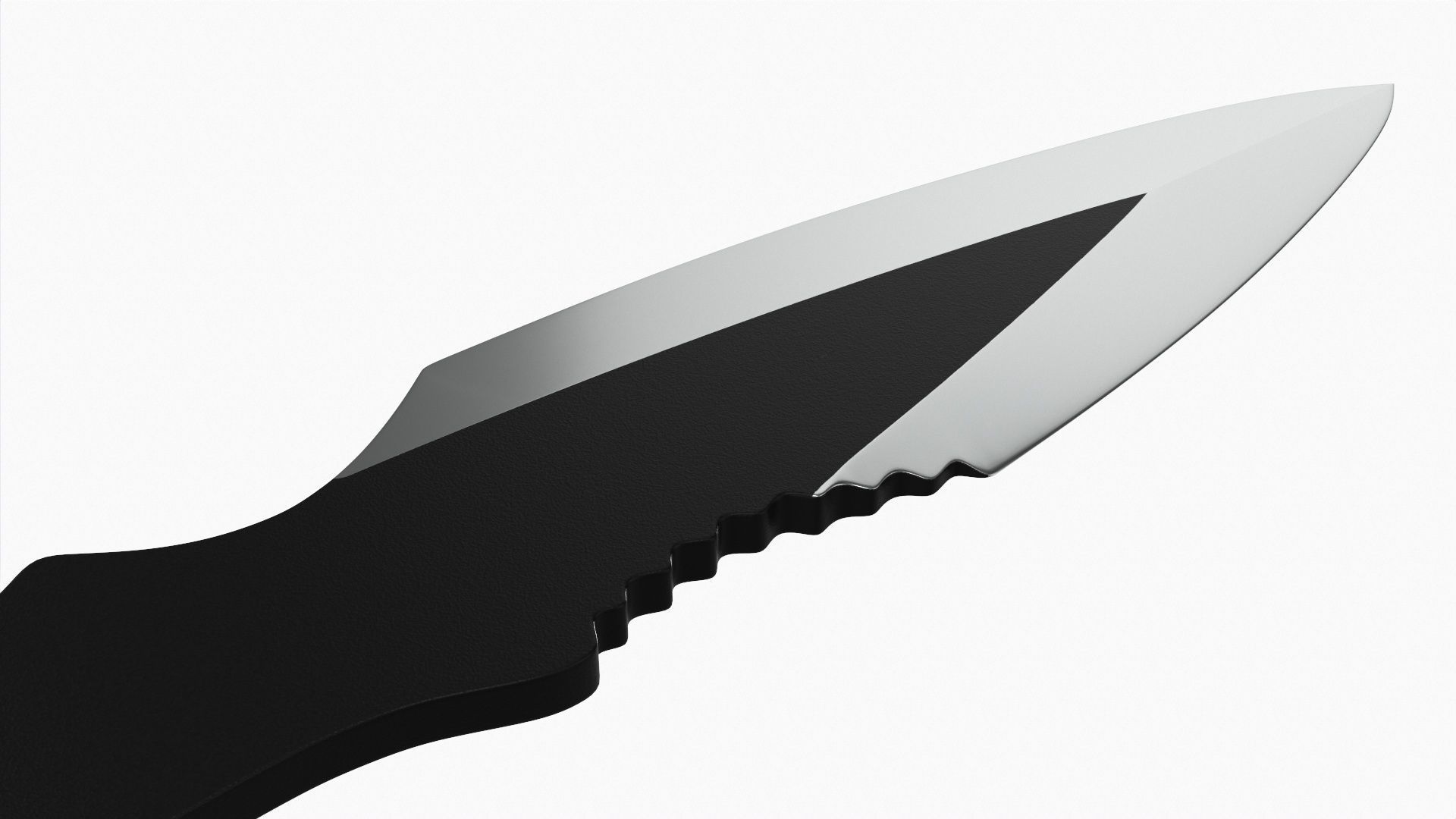 Knife throwing 02 3D model_4