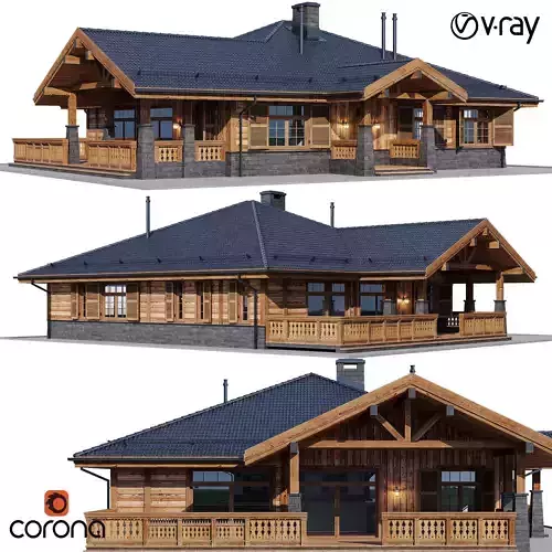 Eco wood v2 3D model