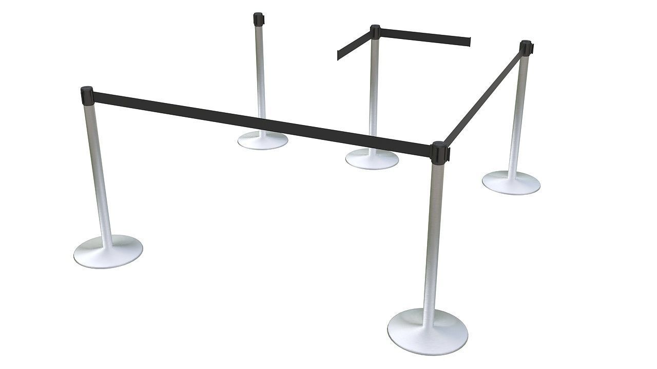 Partition poles 3D model_1