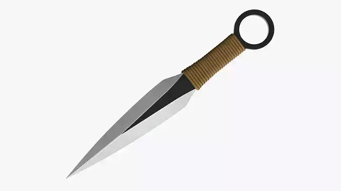 Knife throwing 07 3D model