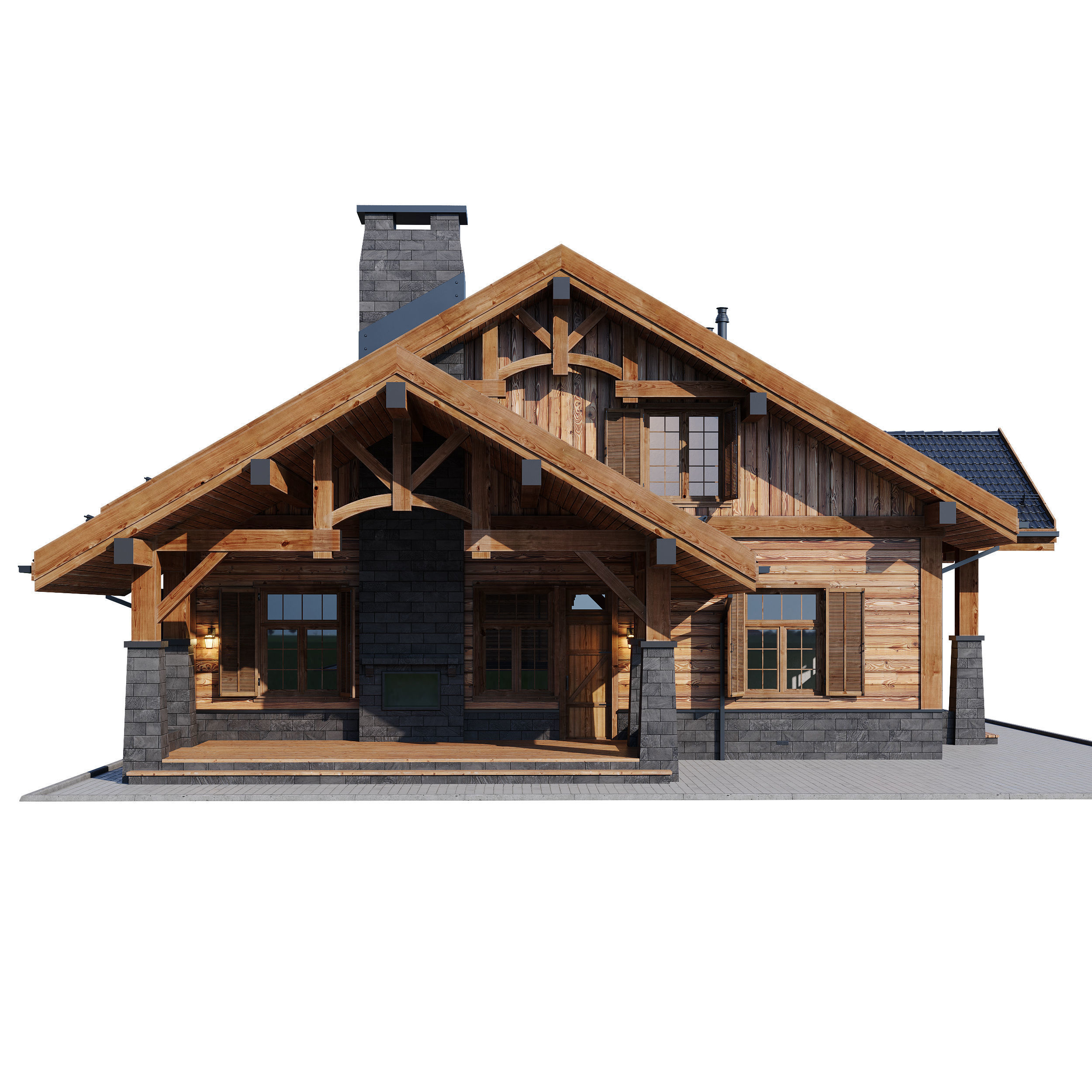 Eco wood v4 3D model_9