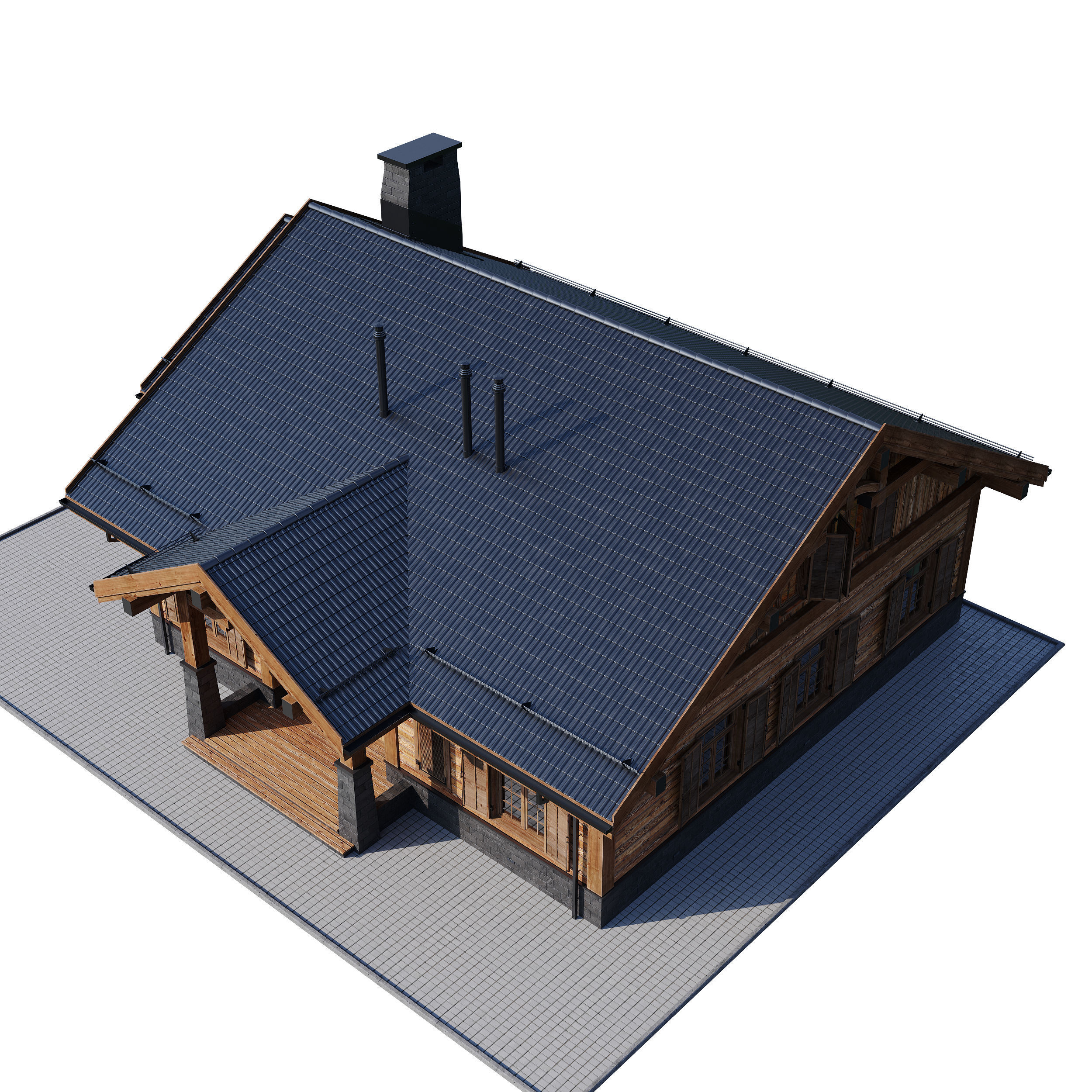 Eco wood v4 3D model_10