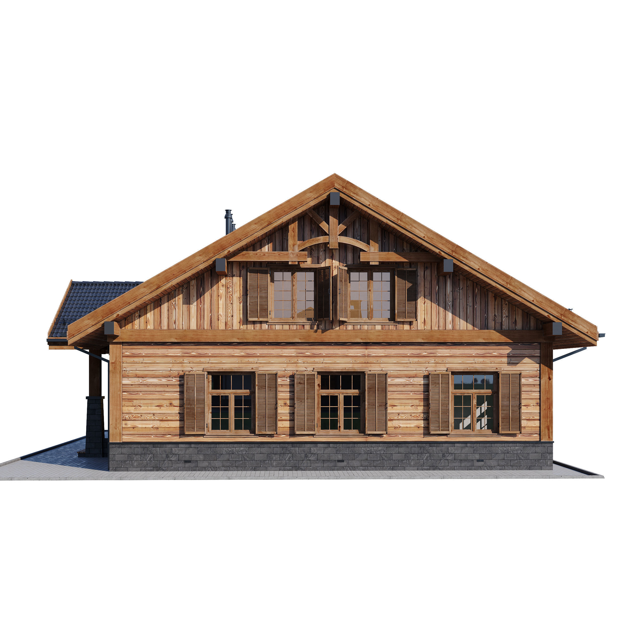 Eco wood v4 3D model_7