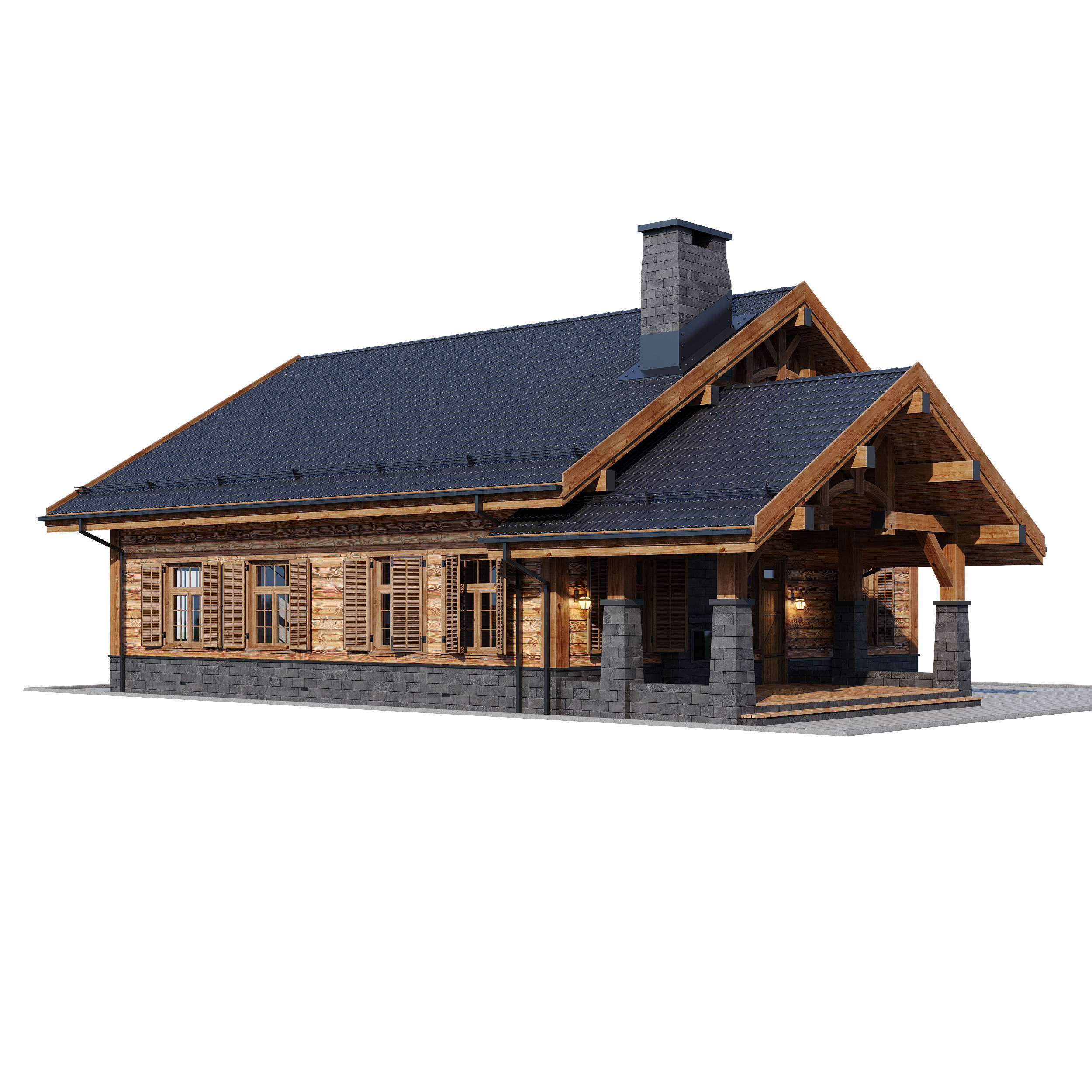 Eco wood v4 3D model_4