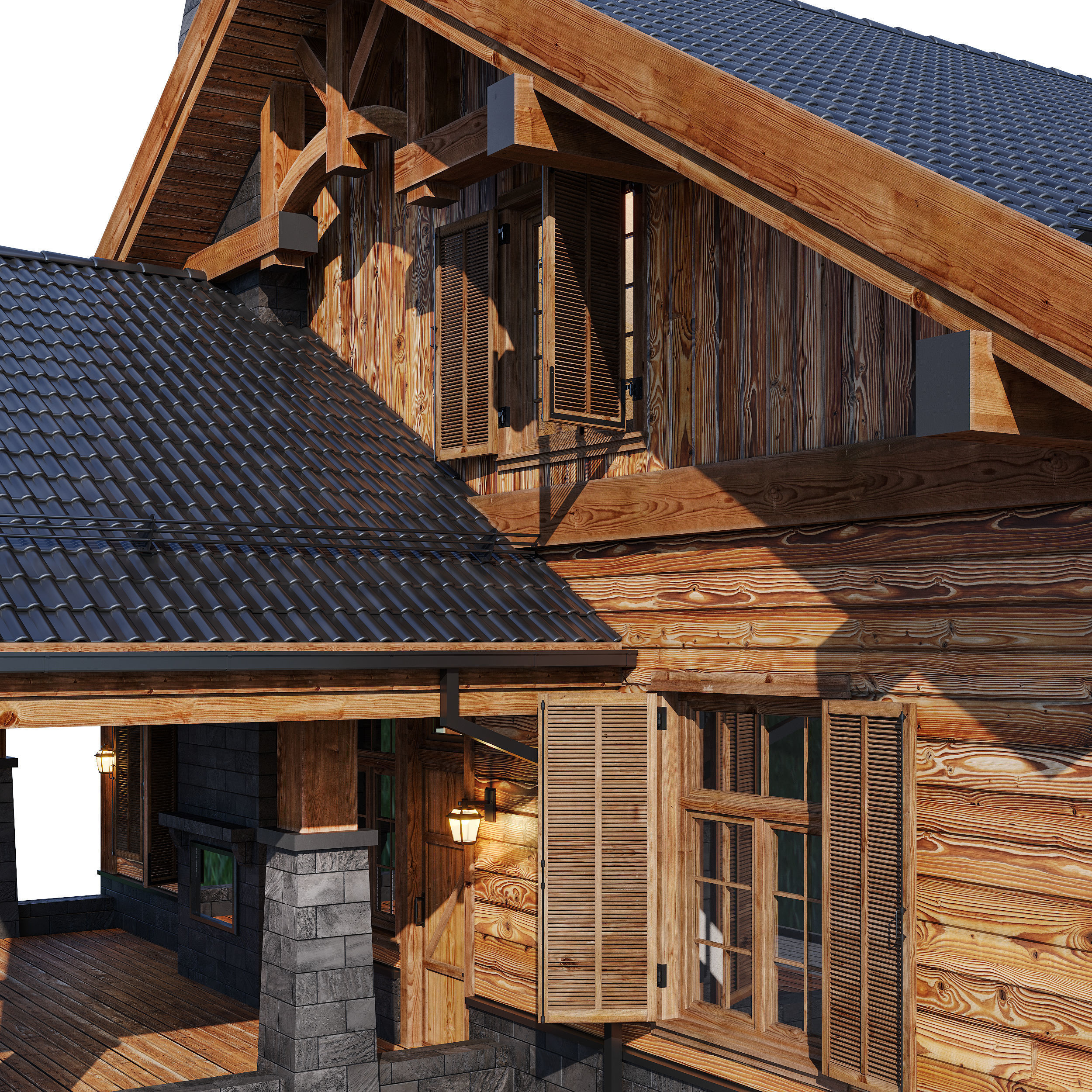 Eco wood v4 3D model_1