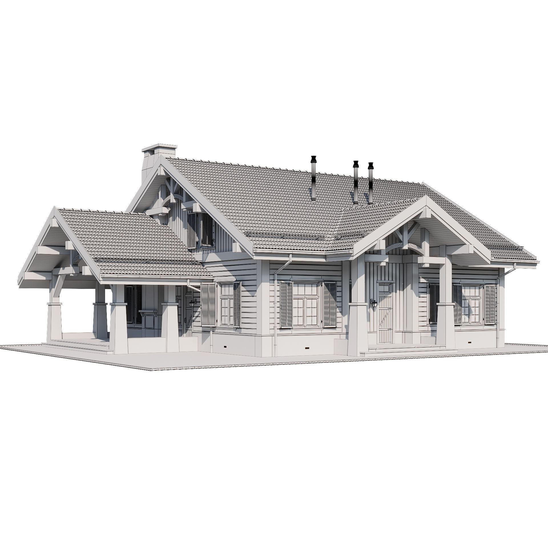 Eco wood v4 3D model_11