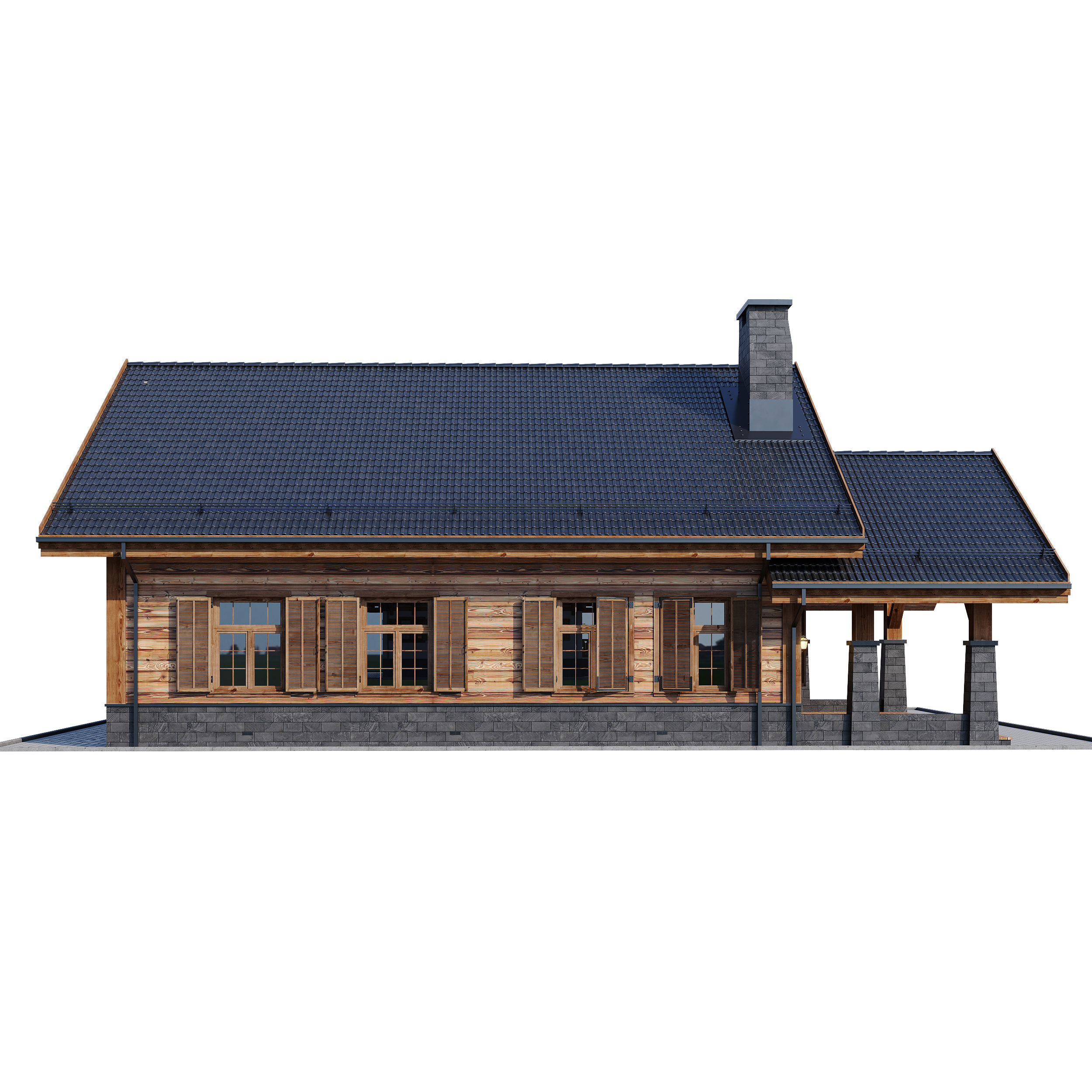 Eco wood v4 3D model_8