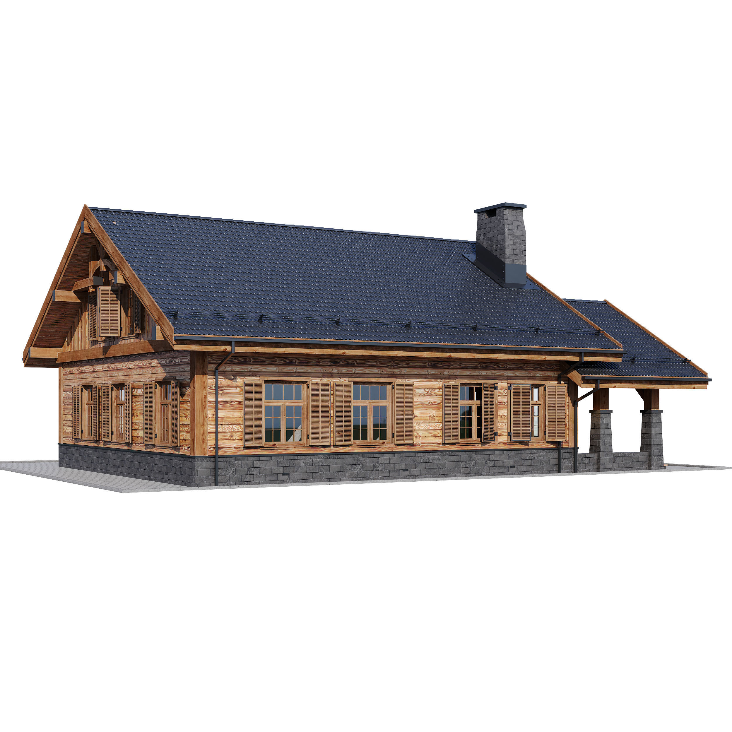 Eco wood v4 3D model_3